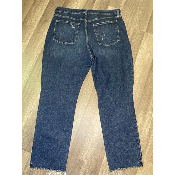 Old Navy Women's High Rise Jeans - Dark Blue - Picture 6 of 11